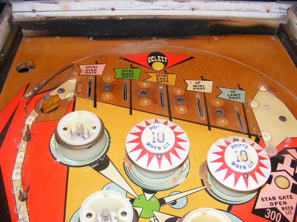 Top Playfield After First Cleaning