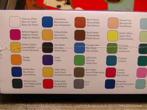 Playfield Touch-Up Paints Colors 1-24